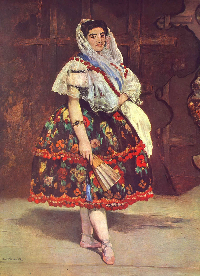 217-Édouard Manet, Lola de Valencia, 1862-Museo d'Orsay, Parigi  